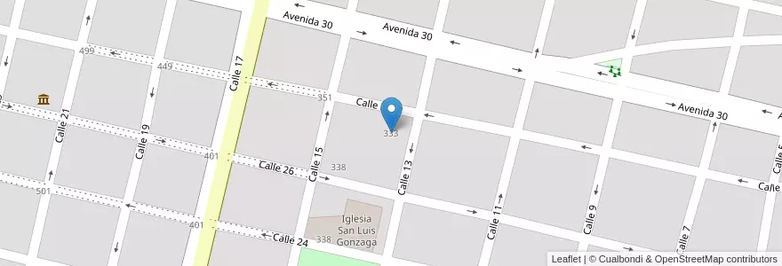 Mapa de ubicacion de Escuela San Antonio De Padua en アルゼンチン, ブエノスアイレス州, Partido De Mercedes, Mercedes.