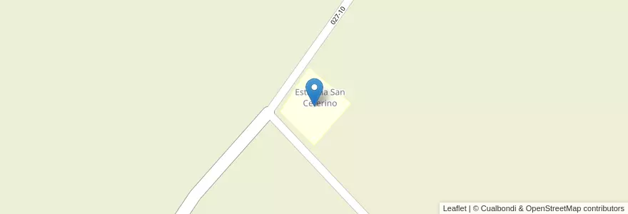 Mapa de ubicacion de Escuela San Ceferino Nº41 en Argentine, Province De Buenos Aires, Partido De Chascomús.