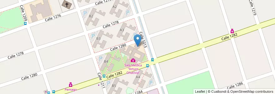 Mapa de ubicacion de Escuela Secudaria Básica N° 41 en Argentine, Province De Buenos Aires, Partido De Florencio Varela, Ingeniero Juan Allan.