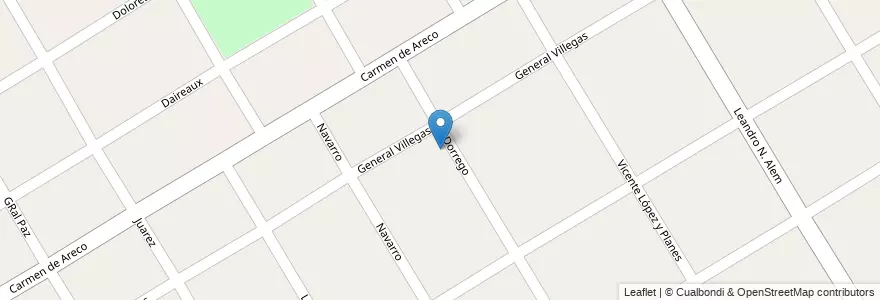 Mapa de ubicacion de Escuela Secundaria N* 15 en Argentina, Provincia Di Buenos Aires, Partido De Esteban Echeverría, Monte Grande.