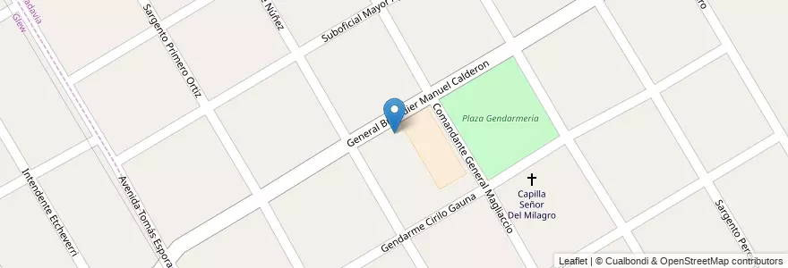 Mapa de ubicacion de Escuela Secundaria N* 25 en Argentinien, Provinz Buenos Aires, Partido De Almirante Brown.