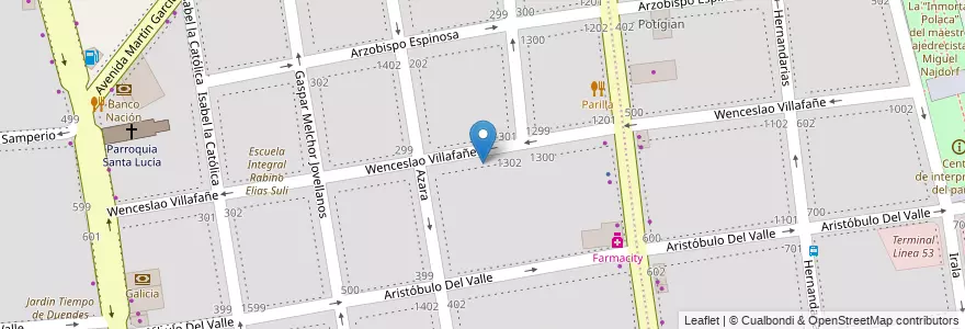 Mapa de ubicacion de Escuela Superior de Educación Artística en Artes Visuales Manuel Belgrano, Barracas en Argentine, Ciudad Autónoma De Buenos Aires, Comuna 4, Buenos Aires.