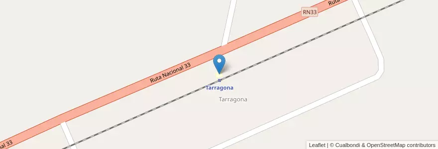 Mapa de ubicacion de Escuela Tarragona en Argentina, Santa Fe, Departamento General López, Municipio De Rufino.