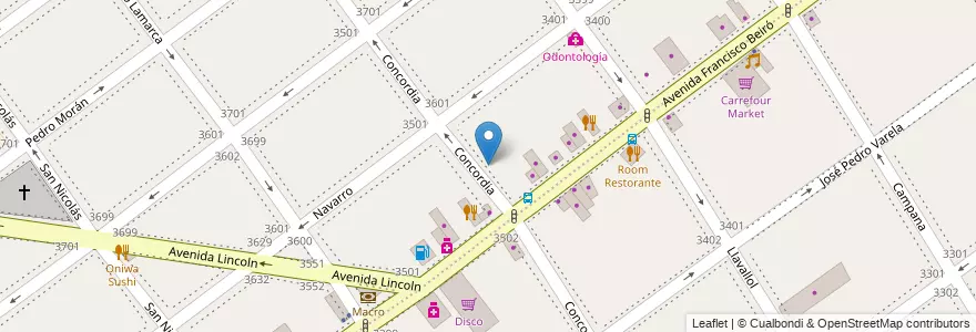 Mapa de ubicacion de Escuela Técnica 16 España, Villa Devoto en آرژانتین, Ciudad Autónoma De Buenos Aires, Buenos Aires, Comuna 11.