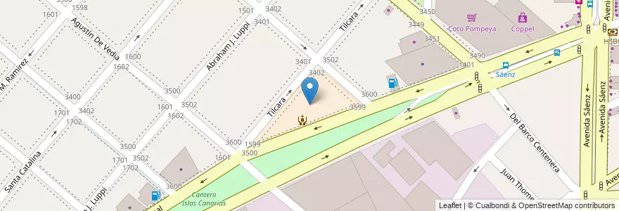 Mapa de ubicacion de Escuela Técnica 33 Fundición Maestranza del Plumerillo, Nueva Pompeya en Arjantin, Ciudad Autónoma De Buenos Aires, Comuna 4, Buenos Aires.