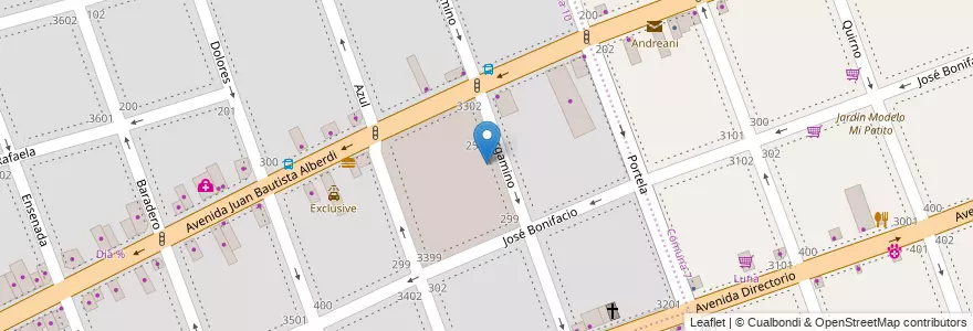 Mapa de ubicacion de Escuela Técnica 37 Hogar Naval Stella Maris, Floresta en آرژانتین, Ciudad Autónoma De Buenos Aires, Buenos Aires, Comuna 10.