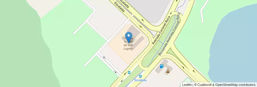 Mapa de ubicacion de Escuela Técnica de Villa Lugano, Villa Lugano en آرژانتین, Ciudad Autónoma De Buenos Aires, Buenos Aires, Comuna 8.