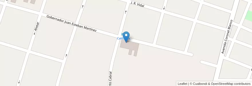 Mapa de ubicacion de Escuela Técnica Dr. Juan Gregorio Pujol en Argentinien, Corrientes, Departamento Saladas, Saladas.