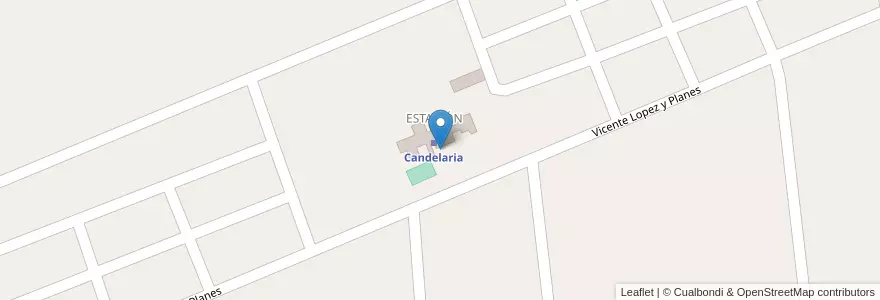 Mapa de ubicacion de Escuela Tecnica N° 33 Profesor Gabino Puelles en Argentinien, San Luis, Ayacucho, Municipio De Candelaria.