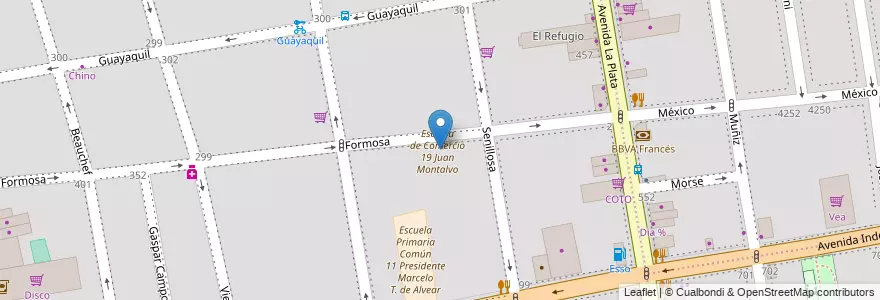 Mapa de ubicacion de ESEA en Danza Mastrazzi Curso Vocacional de Danza y Expresión Corporal Juvenil 02, Caballito en Argentinië, Ciudad Autónoma De Buenos Aires, Buenos Aires, Comuna 6.