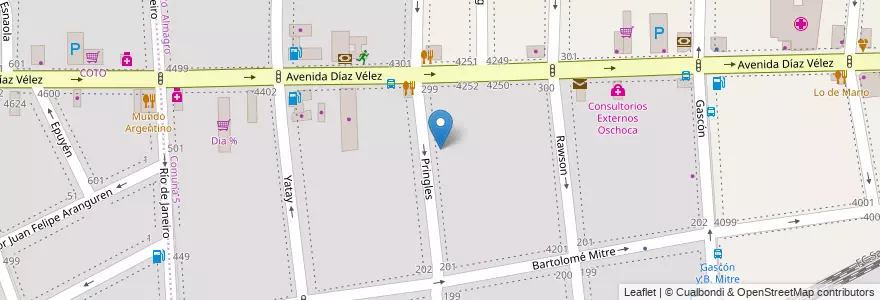 Mapa de ubicacion de ESEA en Danza Mastrazzi Curso Vocacional de Danza y Expresión Corporal Juvenil 06, Almagro en Argentinië, Ciudad Autónoma De Buenos Aires, Comuna 5, Buenos Aires.