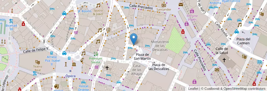 Mapa de ubicacion de Esencia al Cuadrado en إسبانيا, منطقة مدريد, منطقة مدريد, Área Metropolitana De Madrid Y Corredor Del Henares, مدريد.