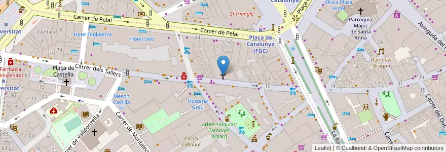 Mapa de ubicacion de Església Adventista del Setè Dia en Spagna, Catalunya, Barcelona, Barcelonès, Barcelona.