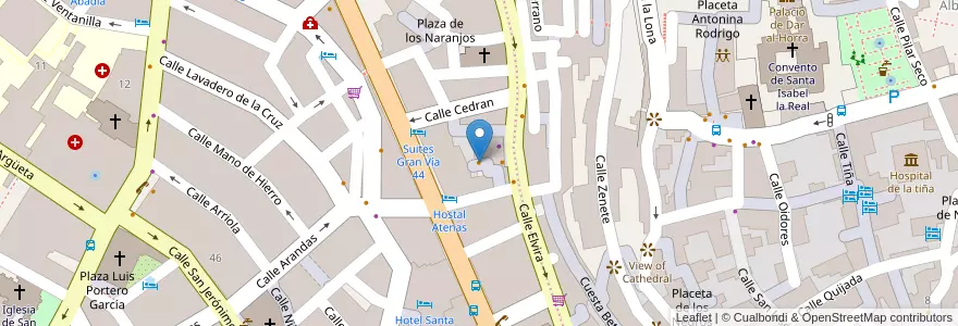 Mapa de ubicacion de Eshavira Club en スペイン, アンダルシア州, Granada, Comarca De La Vega De Granada, Granada.