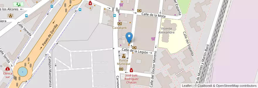 Mapa de ubicacion de Esmeraldas en Sepanyol, Castilla Y León, Valladolid, Valladolid.