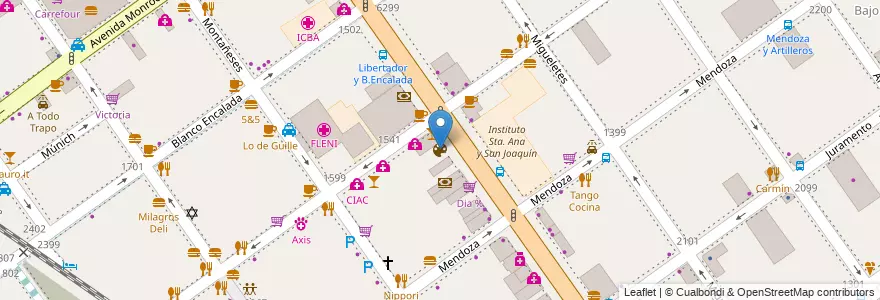 Mapa de ubicacion de Espacio Cetol, Belgrano en Argentinien, Ciudad Autónoma De Buenos Aires, Buenos Aires, Comuna 13.