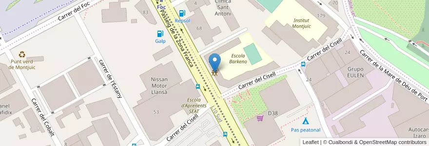 Mapa de ubicacion de Espai Familiar Casa Colors en Spagna, Catalunya, Barcelona, Barcelonès, Barcelona.