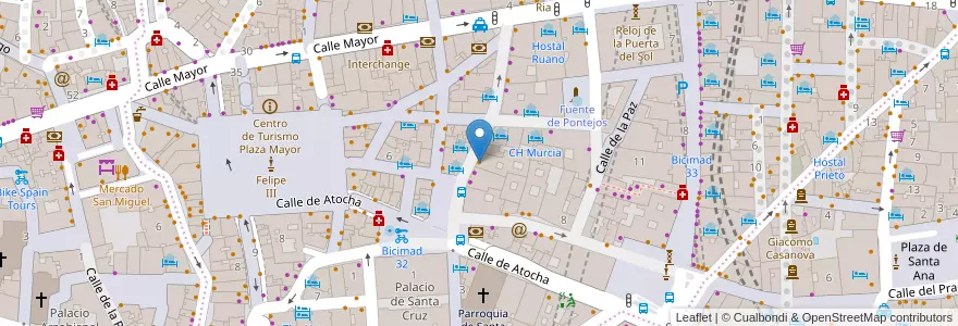 Mapa de ubicacion de Esparteros en Испания, Мадрид, Мадрид, Área Metropolitana De Madrid Y Corredor Del Henares, Мадрид.