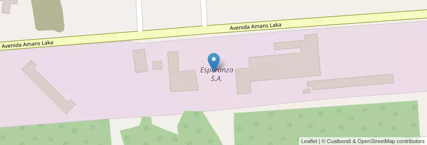 Mapa de ubicacion de Esperanza S.A. en الأرجنتين, Misiones, Departamento Iguazú, Municipio De Puerto Esperanza.