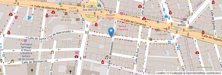 Mapa de ubicacion de Espit Chupitos en إسبانيا, منطقة مدريد, منطقة مدريد, Área Metropolitana De Madrid Y Corredor Del Henares, مدريد.