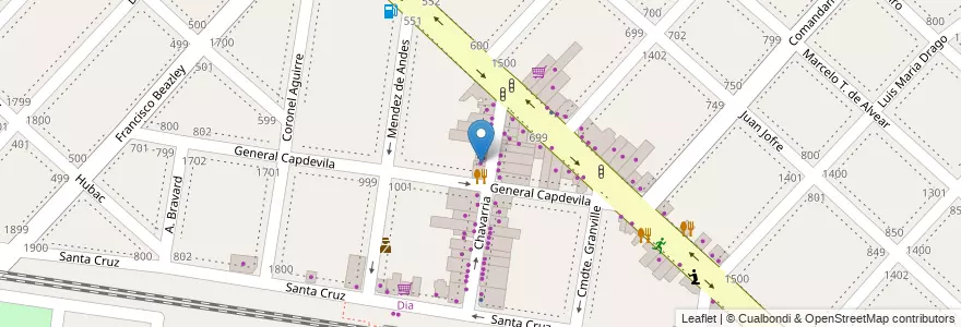 Mapa de ubicacion de Esprouch en Arjantin, Buenos Aires, Partido De La Matanza, Rafael Castillo.