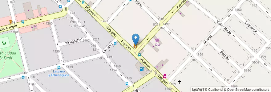 Mapa de ubicacion de Esquina Jonte, Villa Luro en 阿根廷, Ciudad Autónoma De Buenos Aires, 布宜诺斯艾利斯, Comuna 10.