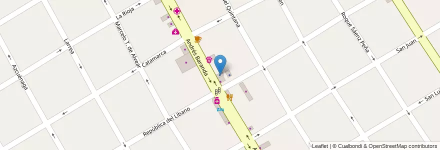 Mapa de ubicacion de Esquivel-Scarpino & Asoc. Abogados en Arjantin, Buenos Aires, Partido De Quilmes, Quilmes.