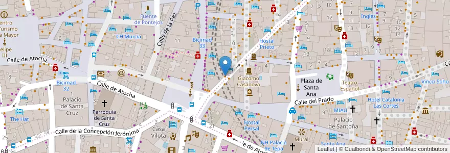 Mapa de ubicacion de Essential Flamenco en Sepanyol, Comunidad De Madrid, Comunidad De Madrid, Área Metropolitana De Madrid Y Corredor Del Henares, Madrid.