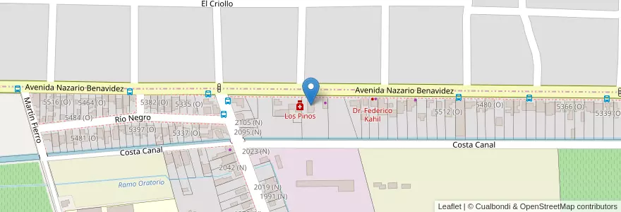 Mapa de ubicacion de Estación Aventura Eventos en Argentinië, San Juan, Chili, Rivadavia.