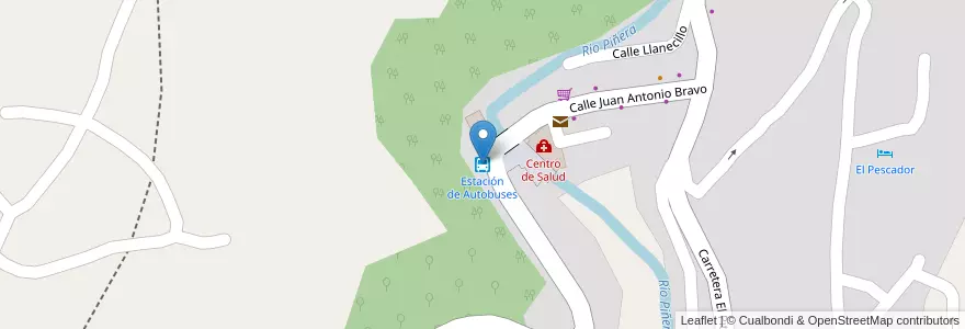 Mapa de ubicacion de Estación de Autobuses en اسپانیا, آستوریاس, آستوریاس, Cudillero.