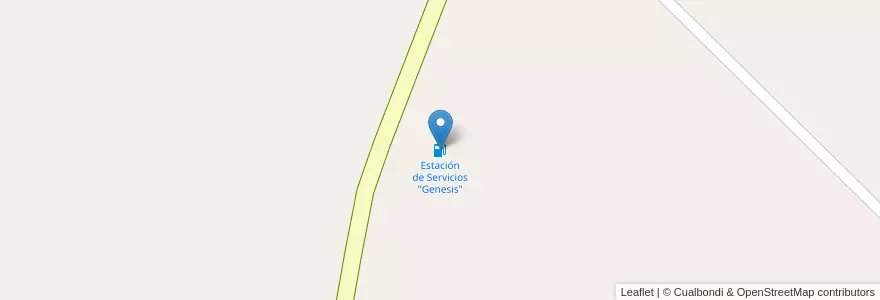 Mapa de ubicacion de Estación de Servicios "Genesis" en 아르헨티나, 엔트레리오스주, Departamento Federación, Distrito Mandisoví, Santa Ana.