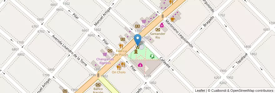 Mapa de ubicacion de Estación Saludable Plaza Juan Salaberry, Mataderos en الأرجنتين, Ciudad Autónoma De Buenos Aires, Comuna 9, Buenos Aires.