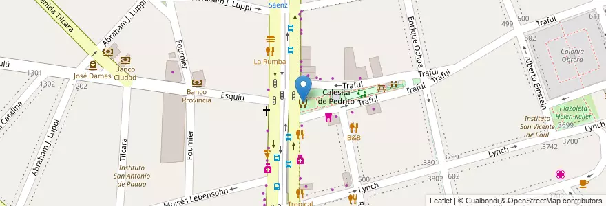 Mapa de ubicacion de Estación Saludable Plaza Nueva Pompeya, Nueva Pompeya en 阿根廷, Ciudad Autónoma De Buenos Aires, Comuna 4, 布宜诺斯艾利斯.
