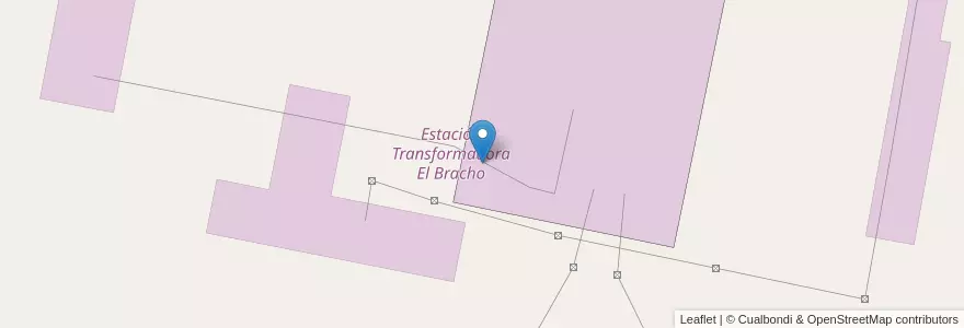 Mapa de ubicacion de Estación Transformadora El Bracho en Аргентина, Тукуман, Departamento Cruz Alta, Municipio De El Bracho Y El Cavilar.