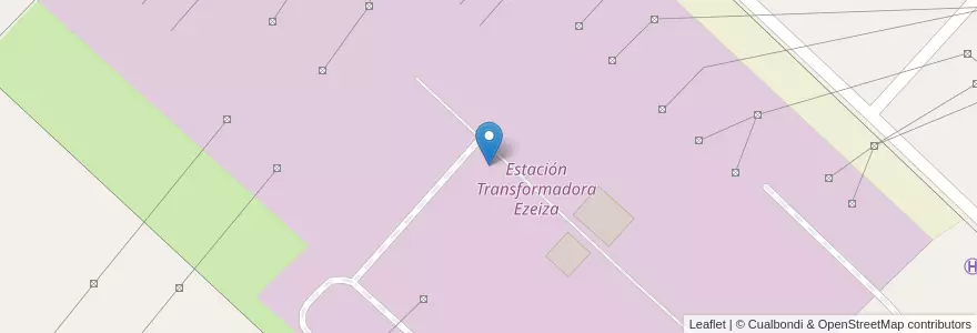 Mapa de ubicacion de Estación Transformadora Ezeiza en Argentine, Province De Buenos Aires, Partido De Marcos Paz.