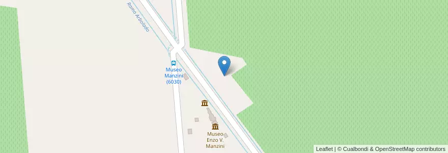 Mapa de ubicacion de Estación Transformadora Zonda en アルゼンチン, サンフアン州, チリ, Zonda.