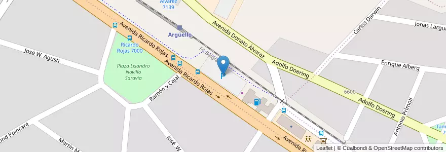 Mapa de ubicacion de Estacionamento en Argentinië, Córdoba, Departamento Capital, Pedanía Capital, Córdoba, Municipio De Córdoba.