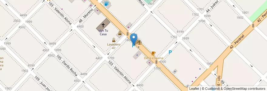 Mapa de ubicacion de Estacionamiento en Arjantin, Buenos Aires, Partido De General San Martín, Villa Lynch.