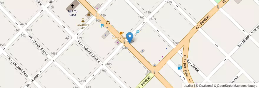 Mapa de ubicacion de Estacionamiento en Argentinië, Buenos Aires, Partido De General San Martín, General San Martín, Villa Lynch.