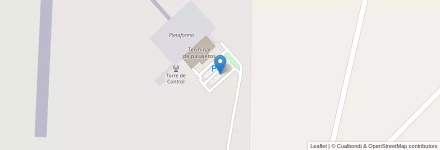 Mapa de ubicacion de Estacionamiento en Arjantin, Santiago Del Estero, Departamento Río Hondo.