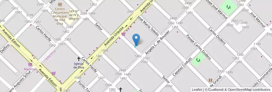 Mapa de ubicacion de Estacionamiento Alcaraz en Argentina, Chaco, Departamento San Fernando, Resistencia, Resistencia.