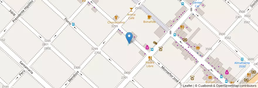 Mapa de ubicacion de Estacionamiento Bingo San Justo en Arjantin, Buenos Aires, Partido De La Matanza, San Justo.