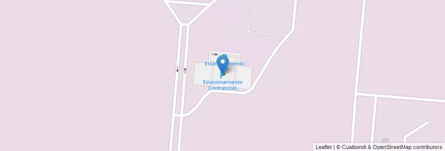Mapa de ubicacion de Estacionamiento Contratistas en Argentina, Cile, Mendoza, Departamento Luján De Cuyo.