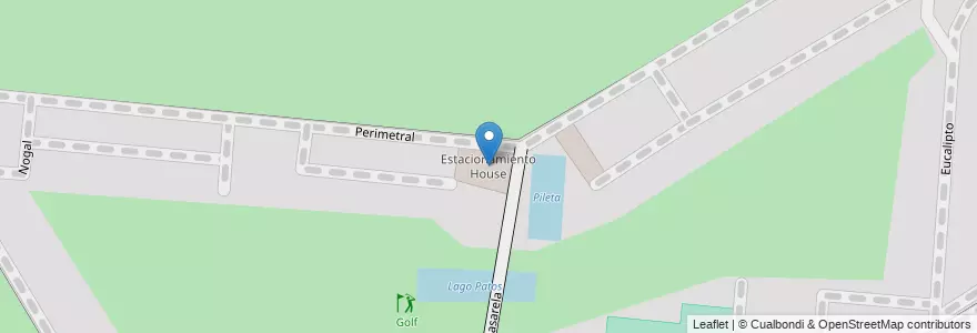 Mapa de ubicacion de Estacionamiento House en آرژانتین, استان بوئنوس آیرس, Partido De Esteban Echeverría, Canning.