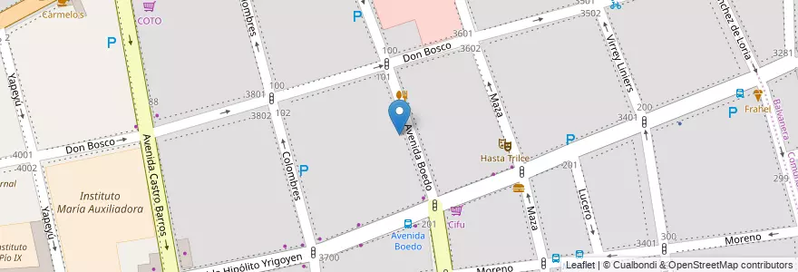 Mapa de ubicacion de Estacionamiento José, Almagro en Argentinien, Ciudad Autónoma De Buenos Aires, Comuna 5, Buenos Aires.