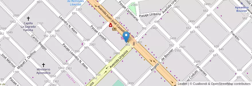 Mapa de ubicacion de Estacionamiento Supermercado Océano en آرژانتین, Chaco, Departamento San Fernando, Resistencia, Resistencia.