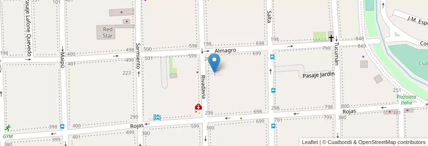 Mapa de ubicacion de Estacionamiento Tomcat en 아르헨티나, Catamarca, Departamento Capital, Municipio De San Fernando Del Valle De Catamarca, San Fernando Del Valle De Catamarca.