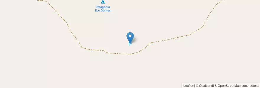 Mapa de ubicacion de Estacuonemento en アルゼンチン, チリ, サンタクルス州, Lago Argentino.