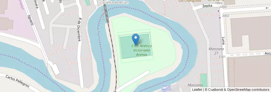 Mapa de ubicacion de Estadio Saturnino Moure en アルゼンチン, Ciudad Autónoma De Buenos Aires, Partido De Avellaneda, ブエノスアイレス.