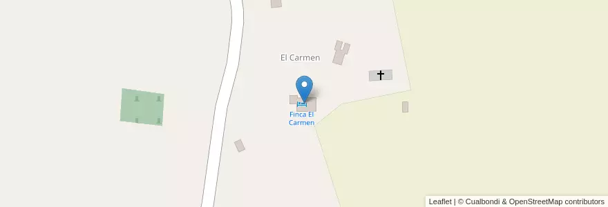 Mapa de ubicacion de Estáncia El Carmen en Arjantin, Salta, San Carlos, Municipio De Angastaco.